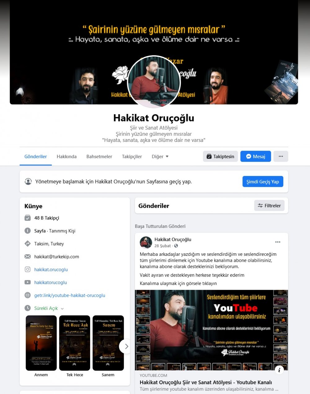 Social page